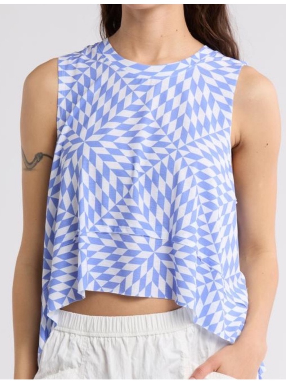 Free People FP Movement Printed Tempo Tank Top - Picture 3 of 8